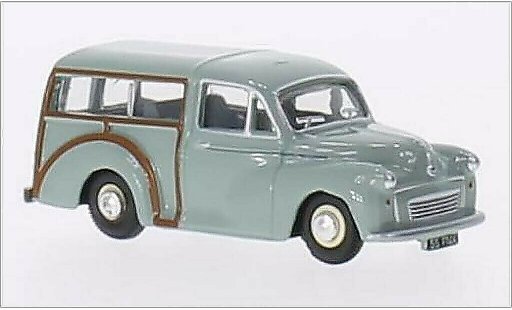 Morris Minor Traveller 1/76 Oxford gris/marron RHD coche miniatura