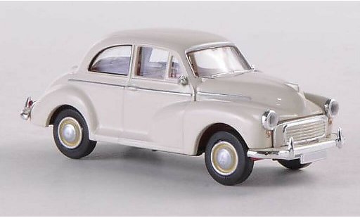 Morris Minor Base 1/87 Brekina blanco (GB) coche miniatura