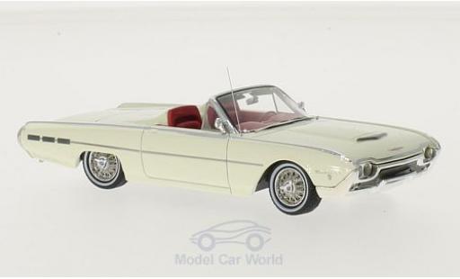Ford Thunderbird 1962 1/43 Motorhead Sports Roadster blanco 1962 coche miniatura
