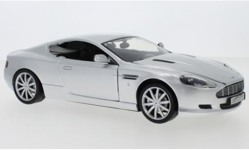 Aston Martin DB9 1/18 Motormax gris coche miniatura
