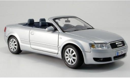 Coche miniatura Audi A4 1/18 Motormax Cabriolet gris sans Vitrine Audi A4 1/18 Motormax Cabriolet gris sans Vitrine coche miniatura