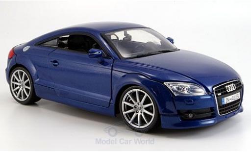 Audi TT 1/18 Motormax Coupe azul 2007 coche miniatura
