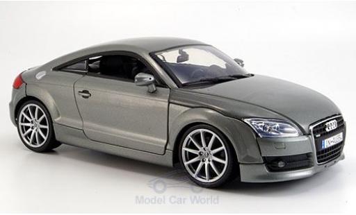 Audi TT coupe 1/18 Motormax Coupe metalico gris 2007 coche miniatura