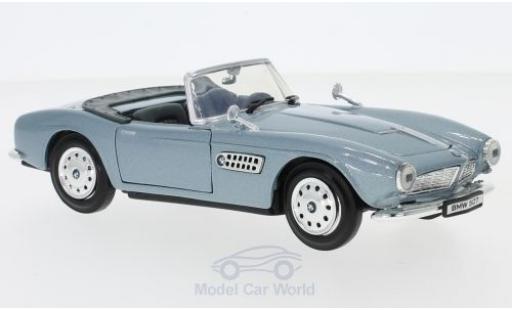 Coche miniatura Bmw 507 1/24 Motormax metalico azul Bmw 507 1/24 Motormax metalico azul coche miniatura