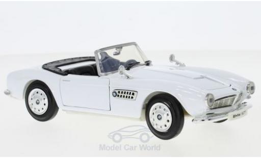 Bmw 507 1/24 Motormax blanco coche miniatura