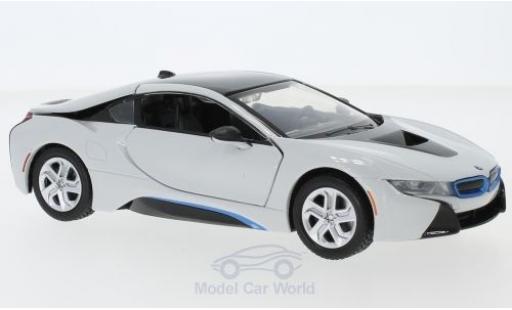 Bmw i8 1/24 Motormax blanco 2018 coche miniatura