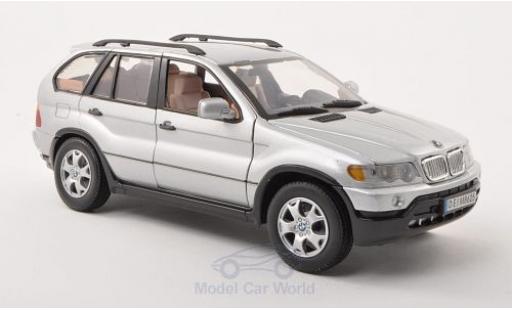Bmw X5 1/18 Motormax gris coche miniatura