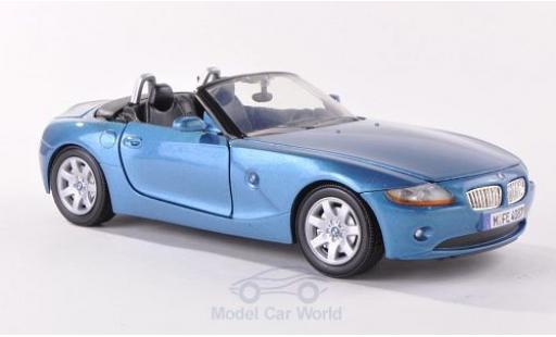 Coche miniatura Bmw Z4 E85 1/24 Motormax (E85) metalico azul 2003 Verdeck geöffnet Bmw Z4 E85 1/24 Motormax (E85) metalico azul 2003 Verdeck geöffnet coche miniatura
