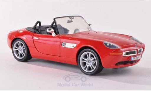 Bmw Z8 1/24 Motormax rojo ohne Vitrine coche miniatura