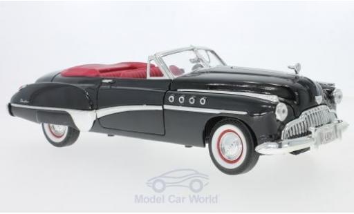 Coche miniatura Buick Roadmaster 1/18 Motormax Convertible negro/rojo 1949 Buick Roadmaster 1/18 Motormax Convertible negro/rojo 1949 coche miniatura