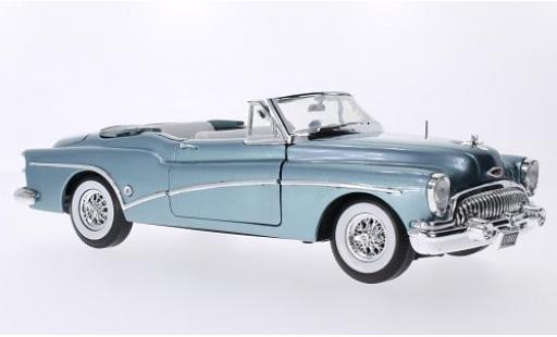 Buick Skylark 1/18 Motormax Convertible metalico azul 1953 coche miniatura