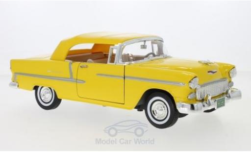 Chevrolet Bel Air 1/18 Motormax Convertible amarillo 1955 coche miniatura