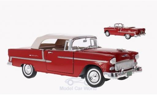 Coche miniatura Chevrolet Bel Air 1/18 Motormax Convertible rojo 1955 Softtop und Persenning liegen bei Chevrolet Bel Air 1/18 Motormax Convertible rojo 1955 Softtop und Persenning liegen bei coche miniatura