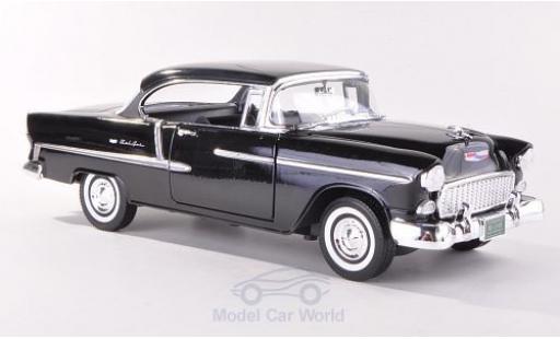 Coche miniatura Chevrolet Bel Air 1/18 Motormax Hardtop negro 1955 Chevrolet Bel Air 1/18 Motormax Hardtop negro 1955 coche miniatura