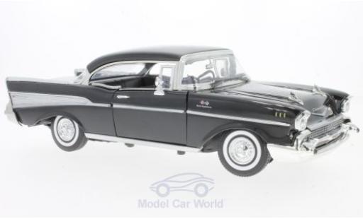Coche miniatura Chevrolet Bel Air 1/18 Motormax negro 1957 Chevrolet Bel Air 1/18 Motormax negro 1957 coche miniatura