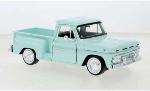 Chevrolet C-10 1/24 Motormax Pick Up Fleetside grün 1966 1:24 coche miniatura