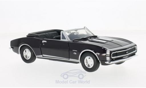 Coche miniatura Chevrolet Camaro 1/24 Motormax SS Convertible purpura 1967 ohne Vitrine Chevrolet Camaro 1/24 Motormax SS Convertible purpura 1967 ohne Vitrine coche miniatura