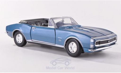Coche miniatura Chevrolet Camaro SS 1/24 Motormax SS Convertible metalico azul/Dekor 1967 Verdeck geöffnet Chevrolet Camaro SS 1/24 Motormax SS Convertible metalico azul/Dekor 1967 Verdeck geöffnet coche miniatura