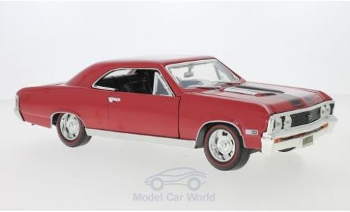 Coche miniatura Chevrolet Chevelle 1/18 Motormax SS 396 rojo/negro 1967 Chevrolet Chevelle 1/18 Motormax SS 396 rojo/negro 1967 coche miniatura