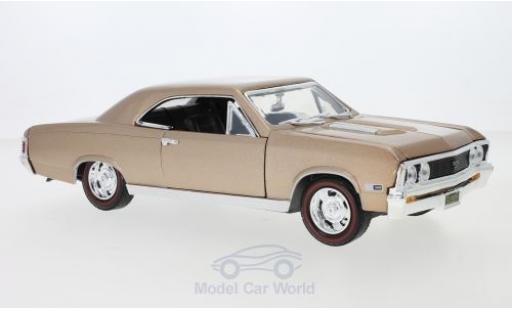 Coche miniatura Chevrolet Chevelle 1/18 Motormax SS 396 metalico marron 1967 Chevrolet Chevelle 1/18 Motormax SS 396 metalico marron 1967 coche miniatura