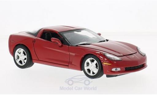 Coche miniatura Chevrolet Corvette 1/24 Motormax (C6) rojo 2005 ohne Vitrine Chevrolet Corvette 1/24 Motormax (C6) rojo 2005 ohne Vitrine coche miniatura
