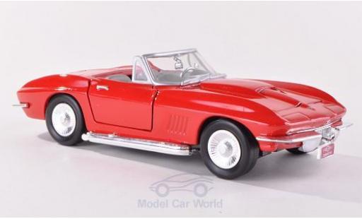 Coche miniatura Chevrolet Corvette 1/24 Motormax Stingray Convertible (C2) rojo 1967 Chevrolet Corvette 1/24 Motormax Stingray Convertible (C2) rojo 1967 coche miniatura