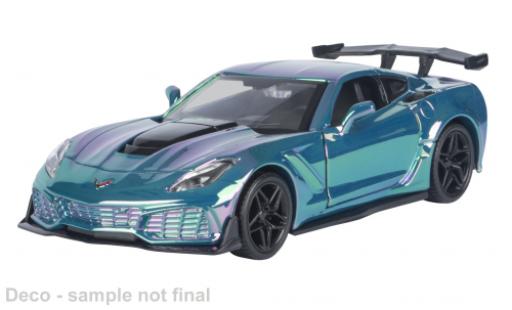 Coche miniatura Chevrolet Corvette 1/24 Motormax ZR1 türkis 2019 1:24 Chevrolet Corvette 1/24 Motormax ZR1 türkis 2019 1:24 coche miniatura