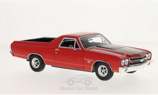 Chevrolet El Camino 1/24 Motormax rojo/negro 1970 coche miniatura