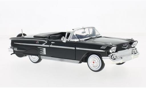 Coche miniatura Chevrolet Impala 1/24 Motormax Convertible negro 1958 Chevrolet Impala 1/24 Motormax Convertible negro 1958 coche miniatura