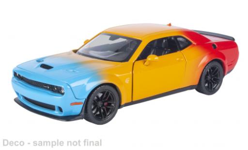 Dodge Challenger 1/24 Motormax Hellcat SRT gelb/Dekor 2018 1:24 coche miniatura