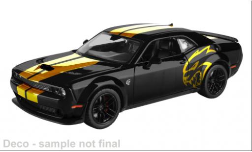 Dodge Challenger 1/24 Motormax Hellcat SRT schwarz/gold 2018 1:24 coche miniatura