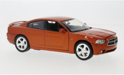 Coche miniatura Dodge Charger 1/24 Motormax R/T naranja 2011 1:24 Dodge Charger 1/24 Motormax R/T naranja 2011 1:24 coche miniatura