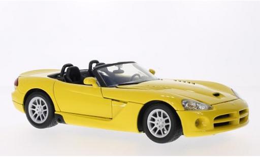 Coche miniatura Dodge Viper 1/18 Motormax SRT-10 amarillo 2003 Dodge Viper 1/18 Motormax SRT-10 amarillo 2003 coche miniatura