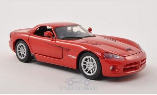 Dodge Viper 1/24 Motormax SRT-10 Hard Top rojo 2003 ohne Vitrine coche miniatura