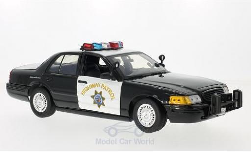 Ford Crown 1/18 Motormax Victoria Police Interceptor California Highway Patrol 2001 coche miniatura