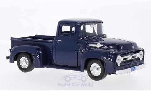 Coche miniatura Ford F-1 1/24 Motormax 00 Pick Up azul 1956 Ford F-1 1/24 Motormax 00 Pick Up azul 1956 coche miniatura