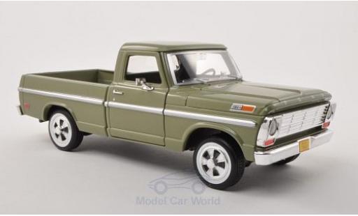 Ford F-1 1/24 Motormax 00 Pick Up metalico verde 1969 ohne Vitrine coche miniatura