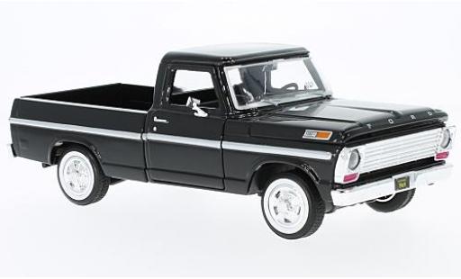 Coche miniatura Ford F-1 1/24 Motormax 00 Pick Up negro 1969 Ford F-1 1/24 Motormax 00 Pick Up negro 1969 coche miniatura