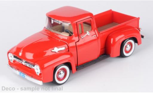 Coche miniatura Ford F-1 1/24 Motormax 00 rojo 1:24 Ford F-1 1/24 Motormax 00 rojo 1:24 coche miniatura