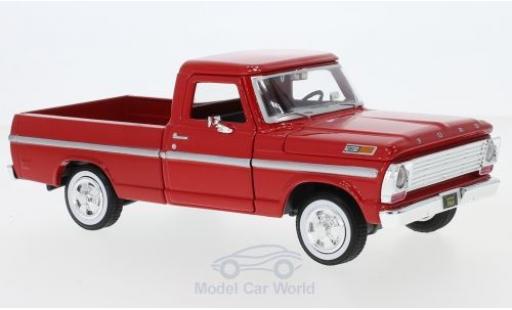 Coche miniatura Ford F-1 1/24 Motormax 00 rojo 1969 Ford F-1 1/24 Motormax 00 rojo 1969 coche miniatura