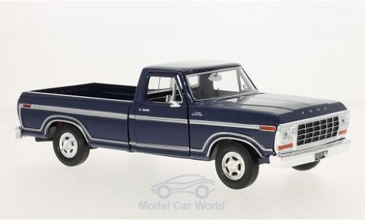 Coche miniatura Ford F-1 1/24 Motormax 50 Custom azul 1979 Ford F-1 1/24 Motormax 50 Custom azul 1979 coche miniatura