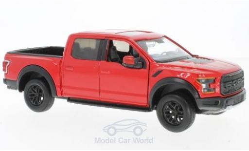Coche miniatura Ford F-1 1/24 Motormax 50 Raptor rojo 2017 Ford F-1 1/24 Motormax 50 Raptor rojo 2017 coche miniatura