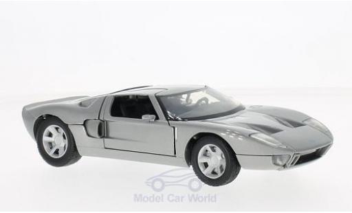 Coche miniatura Ford GT 1/24 Motormax Concept metalico gris ohne Vitrine Ford GT 1/24 Motormax Concept metalico gris ohne Vitrine coche miniatura