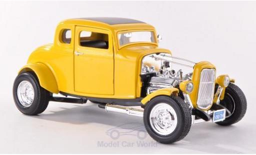 Coche miniatura Ford Hot Rod 1/18 Motormax amarillo 1932 Ford Hot Rod 1/18 Motormax amarillo 1932 coche miniatura
