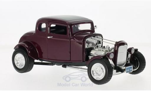 Coche miniatura Ford Hot Rod 1/18 Motormax metalico lila 1932 Ford Hot Rod 1/18 Motormax metalico lila 1932 coche miniatura