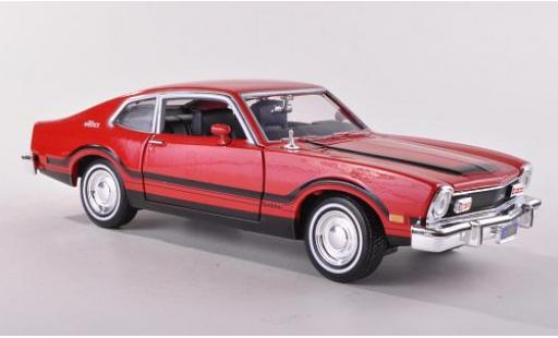Ford Maverick 1/24 Motormax rojo 1974 sans Vitrine coche miniatura