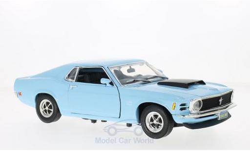 Coche miniatura Ford Mustang 1/18 Motormax Boss 429 azul 1970 Ford Mustang 1/18 Motormax Boss 429 azul 1970 coche miniatura
