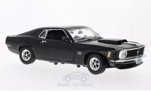 Coche miniatura Ford Mustang 1/18 Motormax Boss 429 negro 1970 ohne Vitrine Ford Mustang 1/18 Motormax Boss 429 negro 1970 ohne Vitrine coche miniatura
