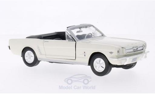Coche miniatura Ford Mustang 1/24 Motormax Convertible beige 1964 Ford Mustang 1/24 Motormax Convertible beige 1964 coche miniatura