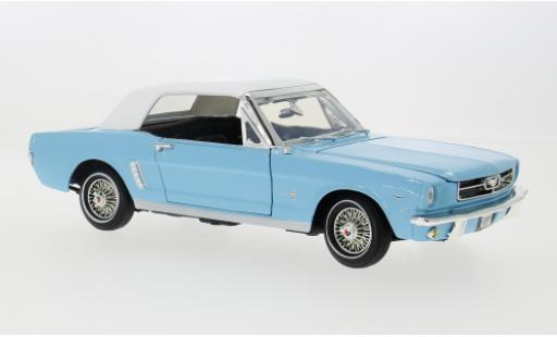 Coche miniatura Ford Mustang 1/18 Motormax Cabriolet blau/weiss 1964 1:18 Ford Mustang 1/18 Motormax Cabriolet blau/weiss 1964 1:18 coche miniatura